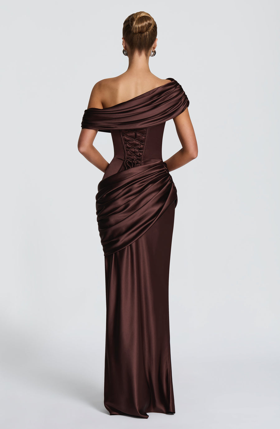Ilse Maxi Dress – Plum Brown