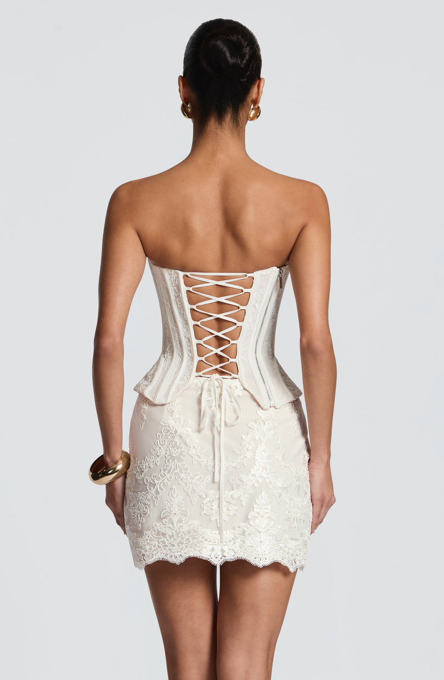 Justine Mini Skirt - Ivory
