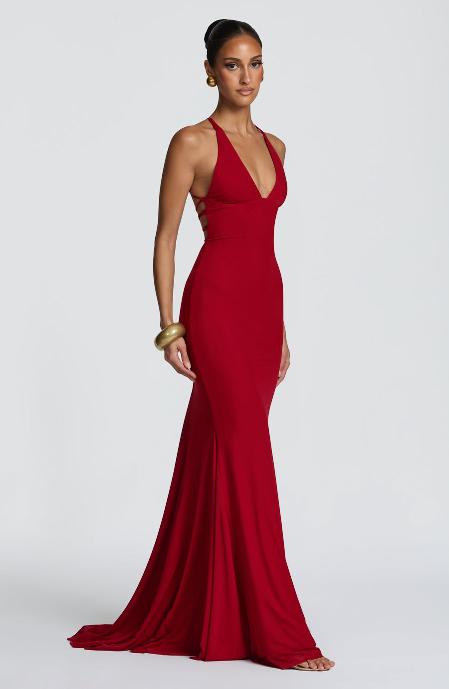 Alicia Gown – Deep Red