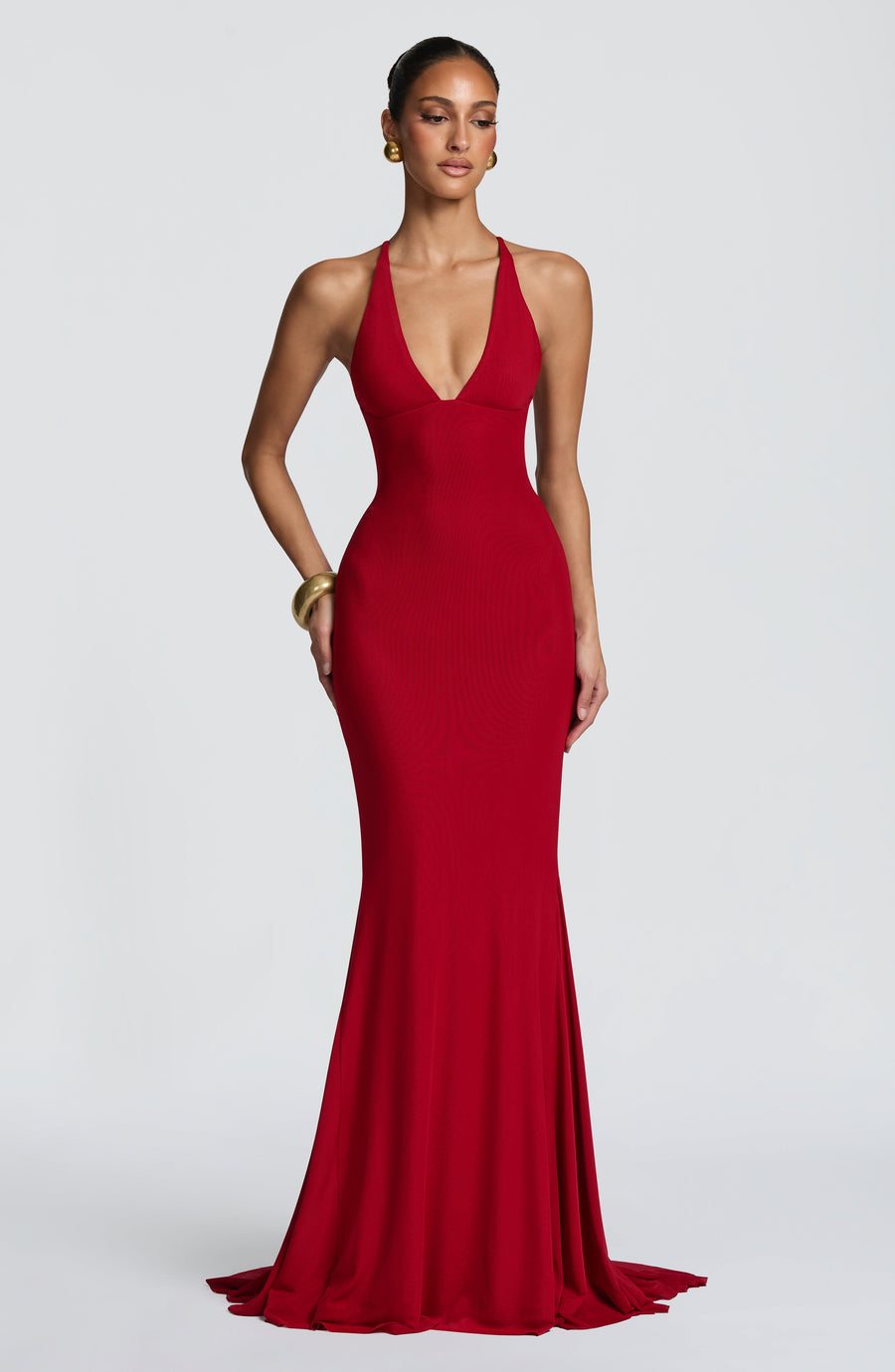Alicia Gown – Deep Red