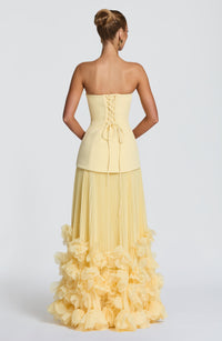 Dagny Gown – Lemon