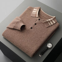 Patrick | Men's Fall Classic Knit Polo Sweater