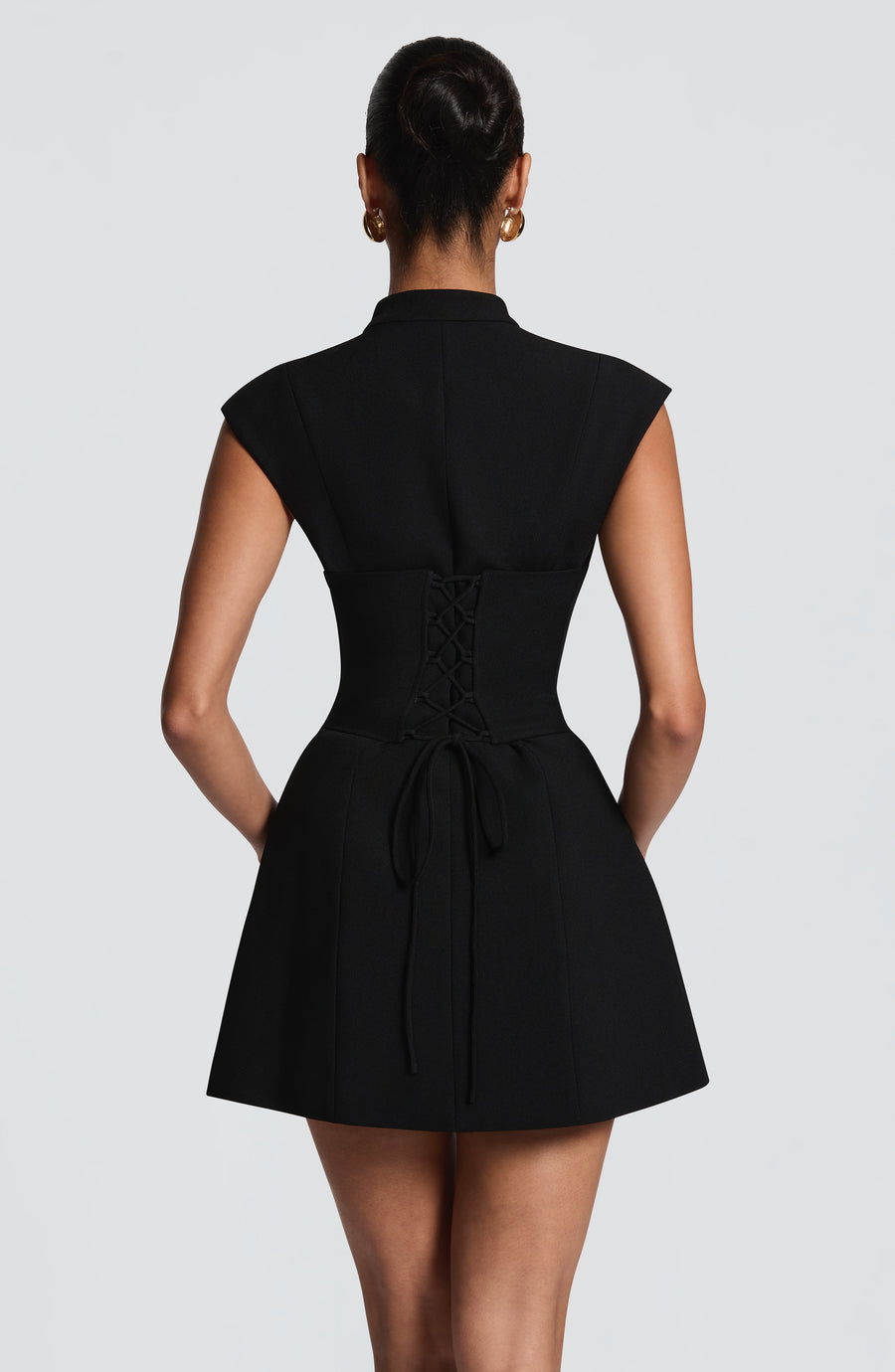Suzanne Mini Dress – Black
