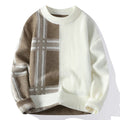 Paul | Men's Winter Color Block Crew Neck Sweater