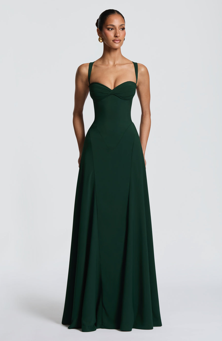 Madison Maxi Dress – Emerald