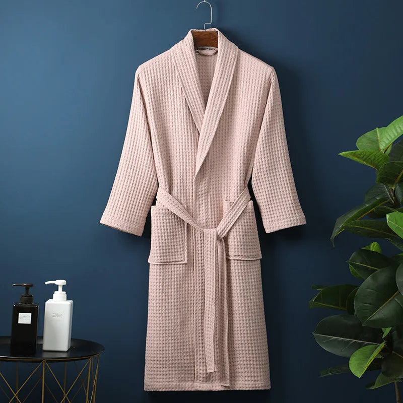Marie | Women's Spring Waffle Lounge Robe