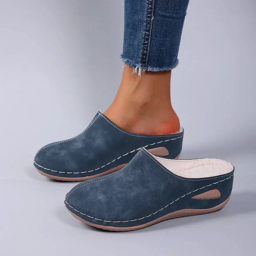 Women's Orthopedic Slippers with Arch Support and Non-Slip Sole