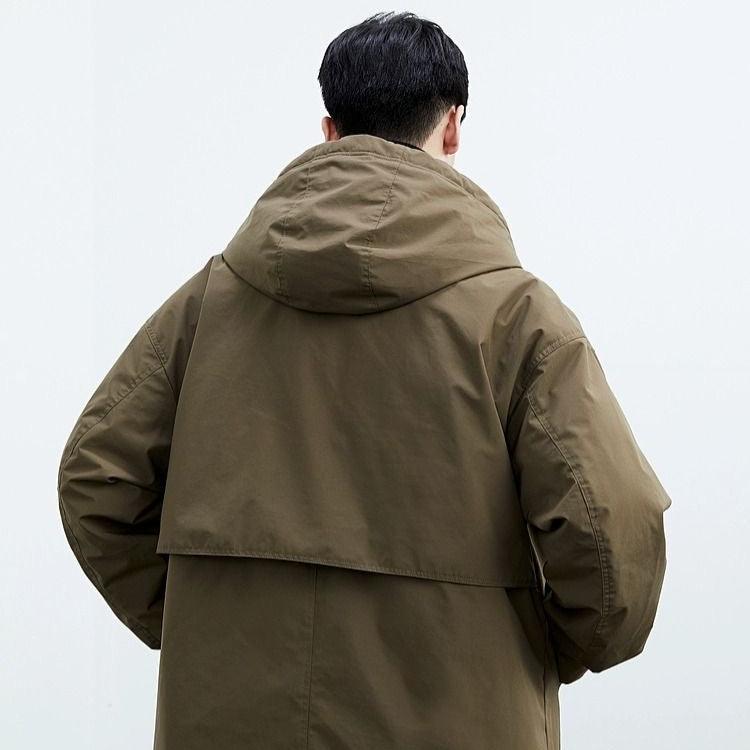 Men's Layered Parka Hooded
