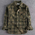 Michael | Men's Relaxed Fit Vintage Plaid Shirt