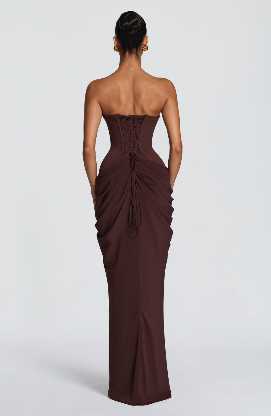 Esme Maxi Dress – Plum Brown