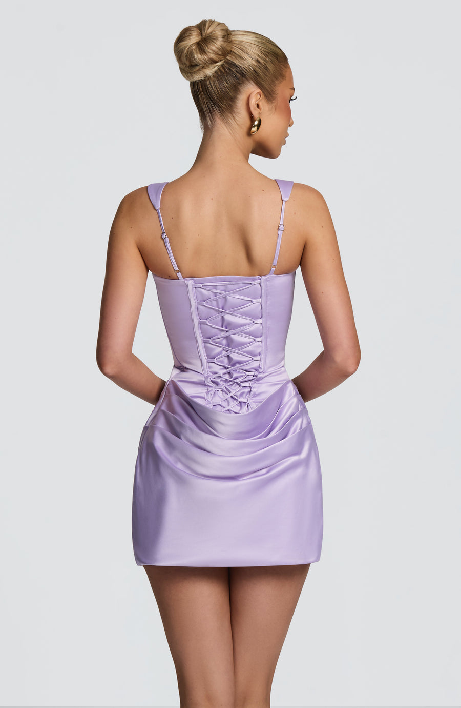 Eleanor Mini Dress – Lilac
