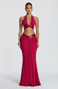 Isabelle Maxi Skirt - Raspberry