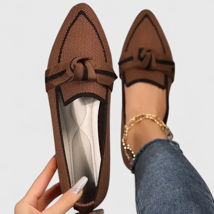 Felicia | Women's Pointed Toe Knot Loafers