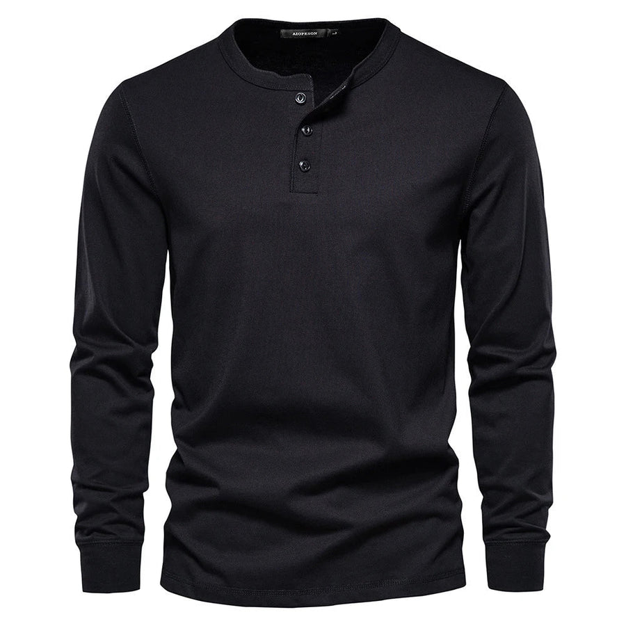 Jurgen | Men's Basic Long Sleeve Button Shirt