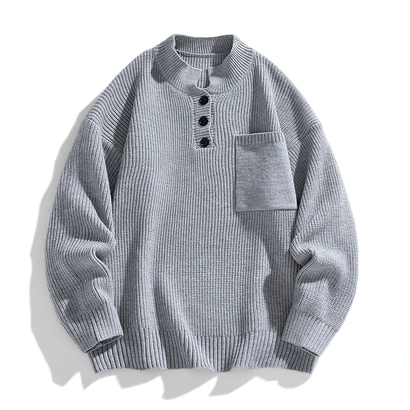 Sebastian | Men's Winter Button Knit Sweater