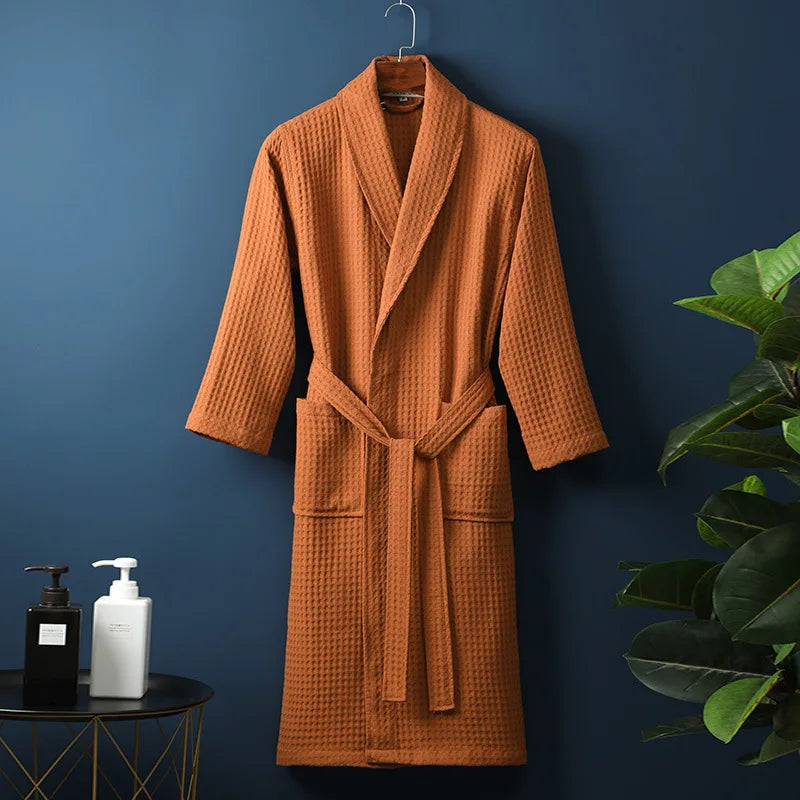 Marie | Women's Spring Waffle Lounge Robe
