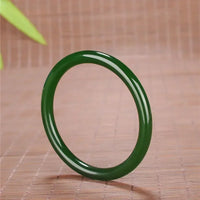 Green Jade Round Bracelet