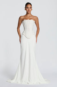 Louise Maxi Skirt - Ivory