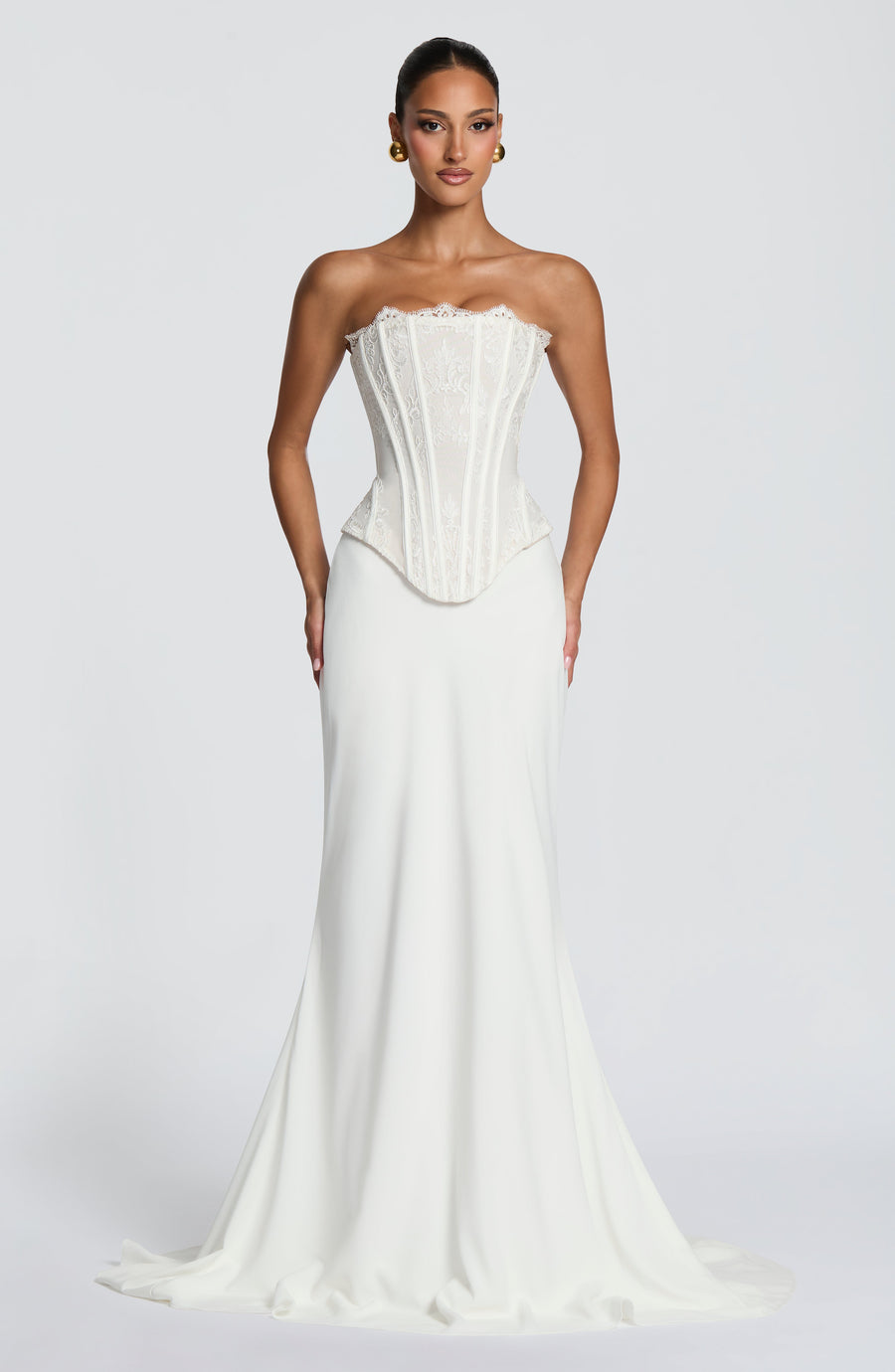 Louise Maxi Skirt - Ivory