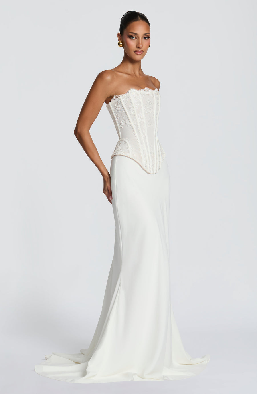 Louise Maxi Skirt - Ivory