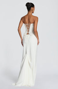 Louise Maxi Skirt - Ivory