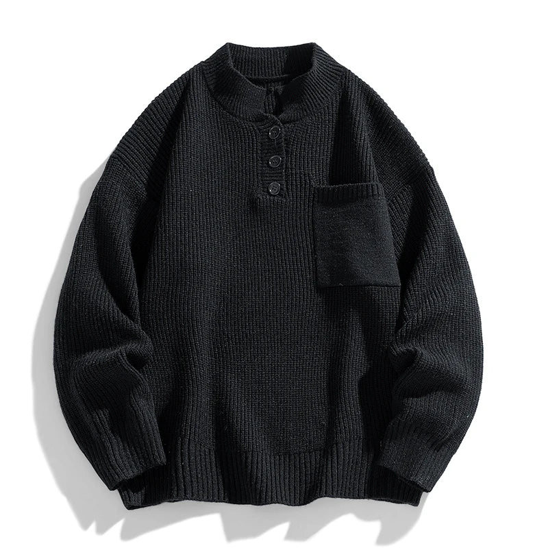 Sebastian | Men's Winter Button Knit Sweater