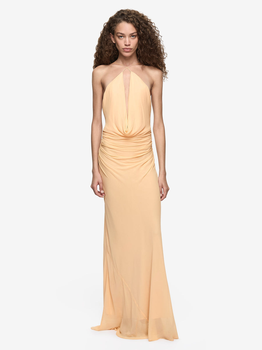 Celia Keyhole Maxi Dress