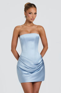 Ilse Mini Dress – Glacier Blue