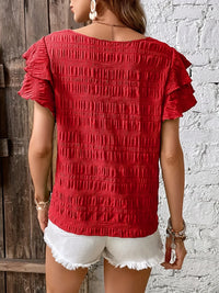 Charmaine | Light & Breezy Blouse with Fun Ruffles