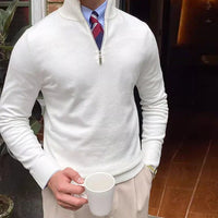 Daniel | Men's Spring Half-Zip Long Sleeve Sweater