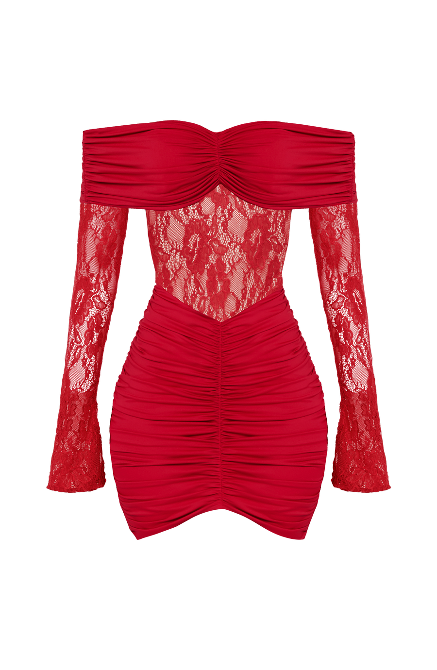 Portia Mini Dress – Red