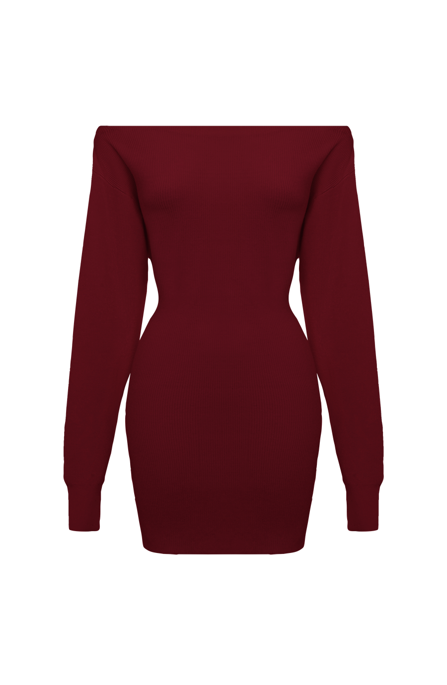 Sabrina Mini Dress – Burgundy