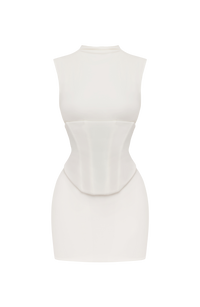 Mabel Mini Dress – Ivory