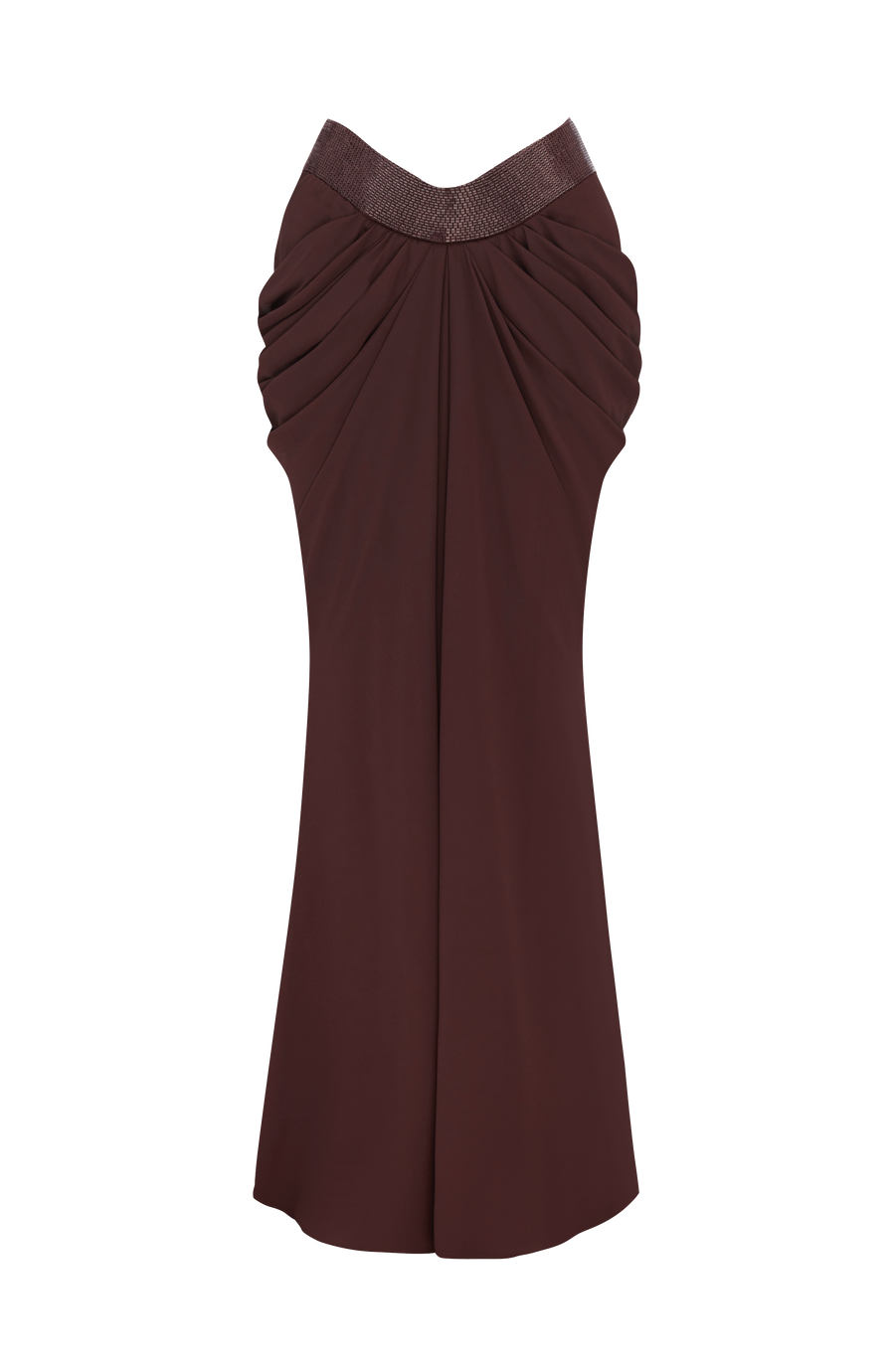 Isabelle Maxi Skirt - Plum Brown