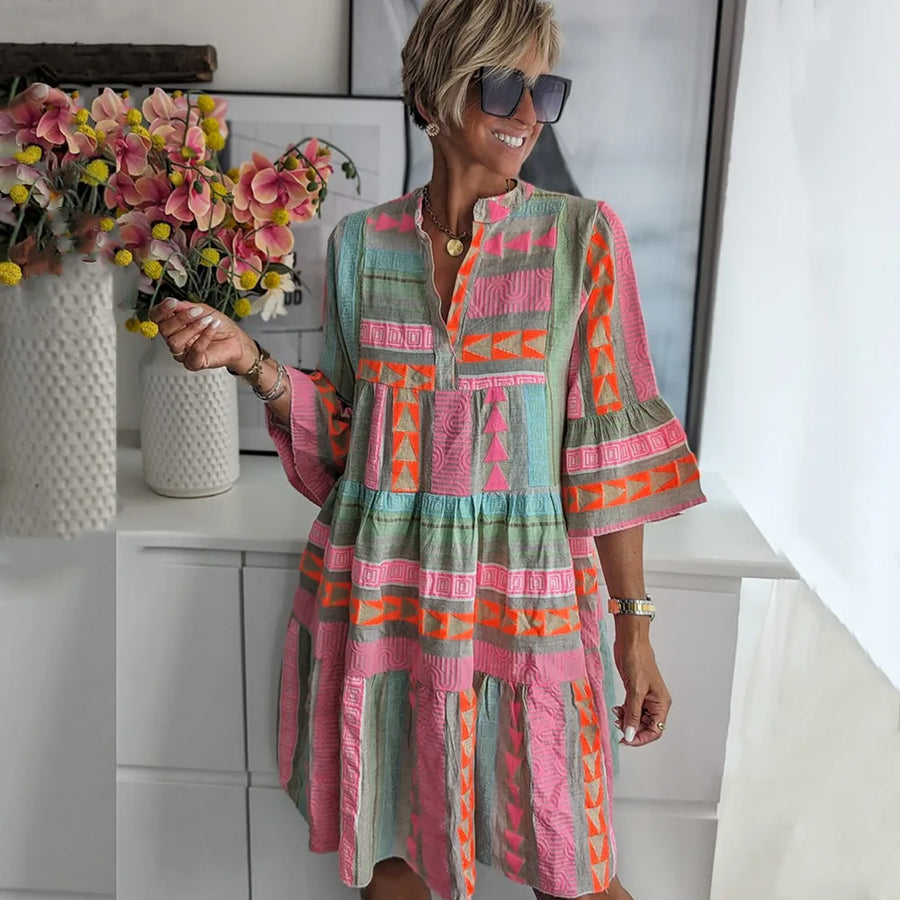 Viola | Women's Comfortable Stylish Midi Dress