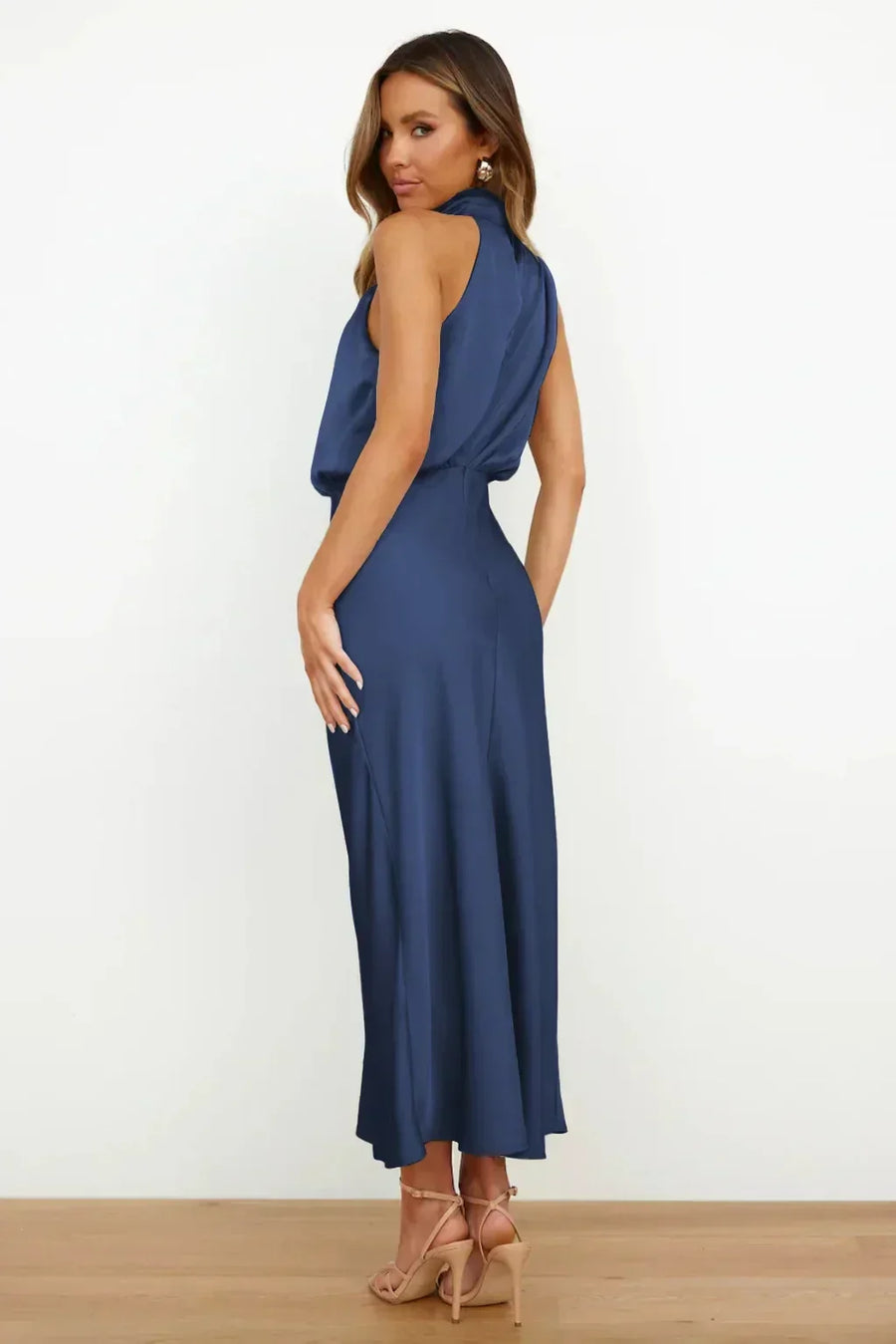 Claudia | Women's Chic Halter Evening Dress