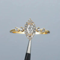 Exquisite Marquise Zirconia Ring