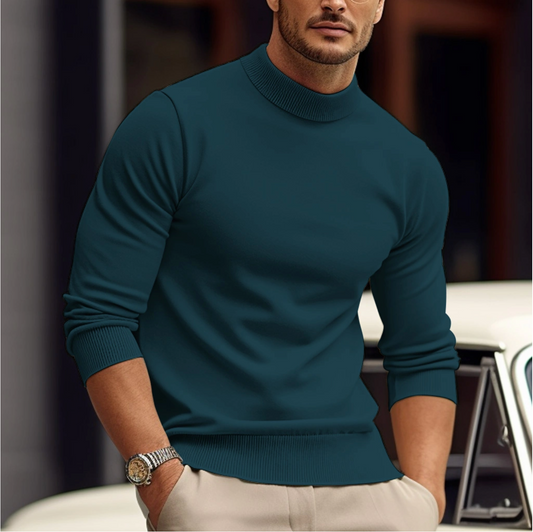 Zacharias | Men's Slim Fit Stand Collar Sweater