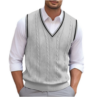 Martin | Men's V-Neck Sleeveless Sweater Vest