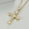 Exquisite Zirconia Cross Necklace