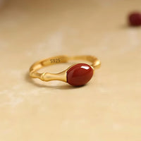 Polished Pearl Bamboo Ring