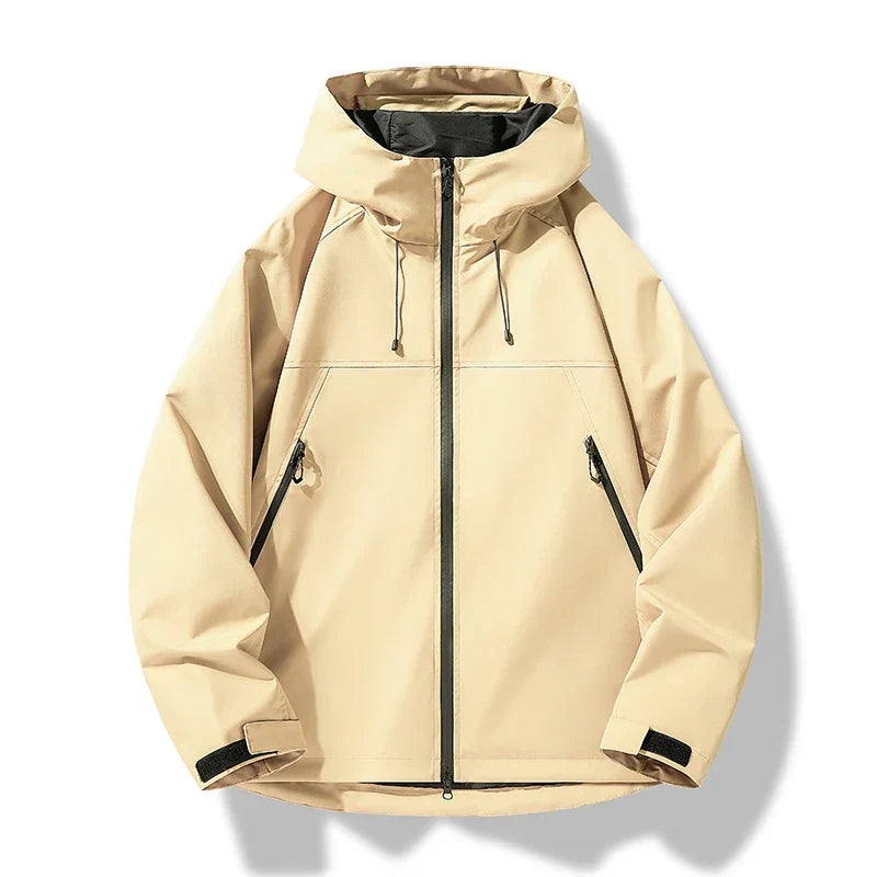 Stefan | Men's Waterproof Hooded Windproof Shell Jacket