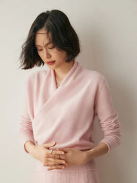 Leonie | Women's Elegant Crossover Wrap Sweater