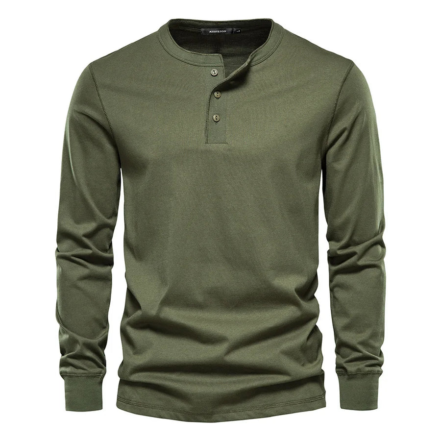 Jurgen | Men's Basic Long Sleeve Button Shirt