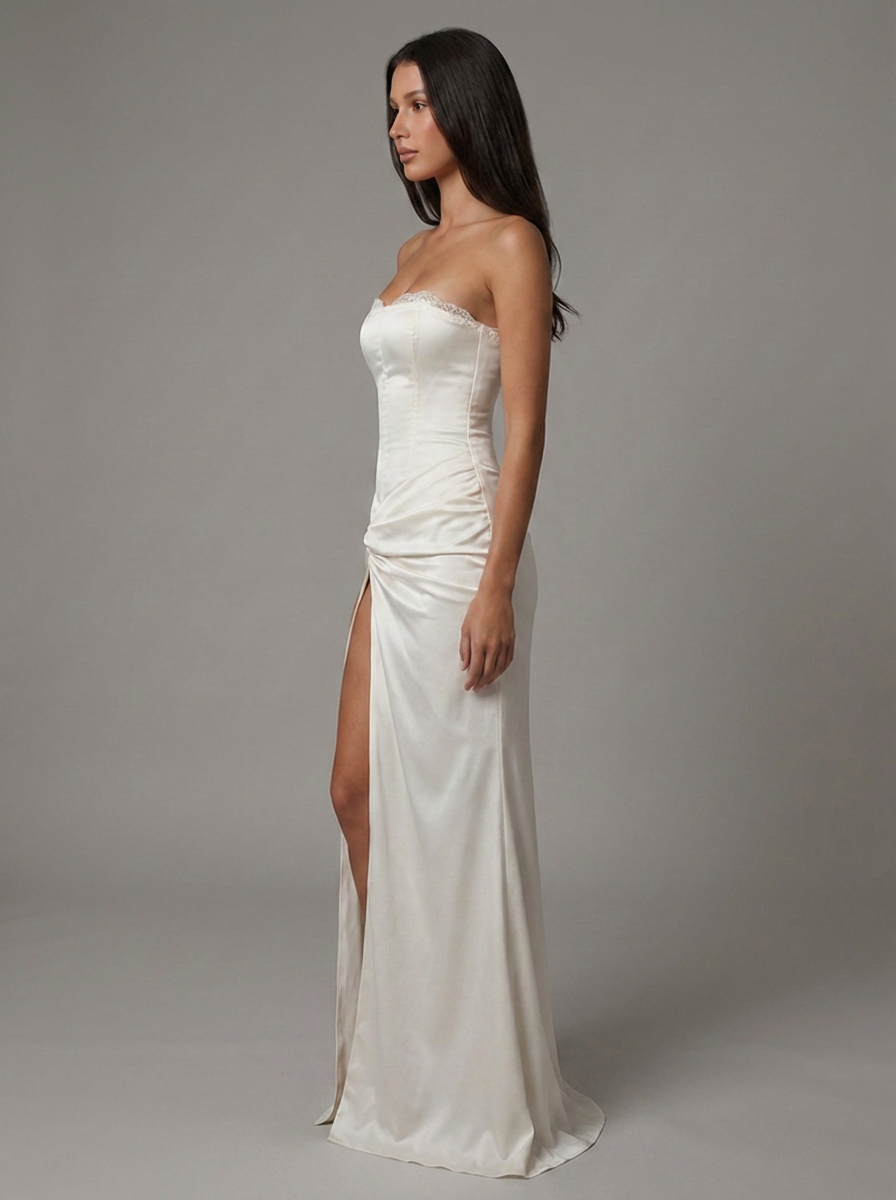 Ula | Corset Strapless Maxi Dress