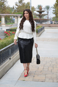 Soleil Sequin Skirt