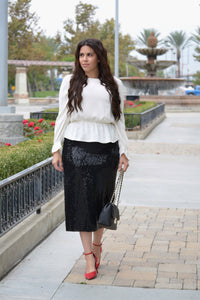 Soleil Sequin Skirt