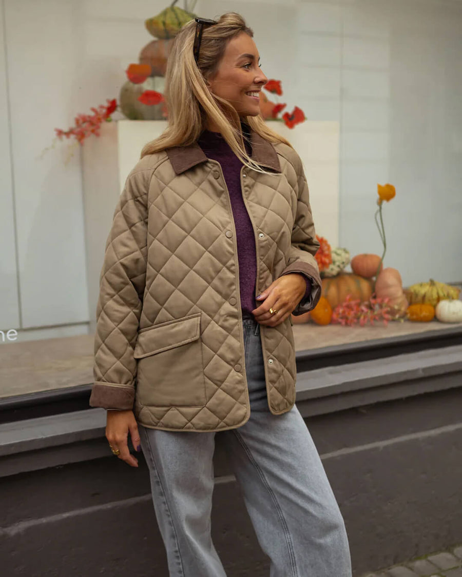 Jasmin | Women's Stylish Fall Quilted Casual Jacket