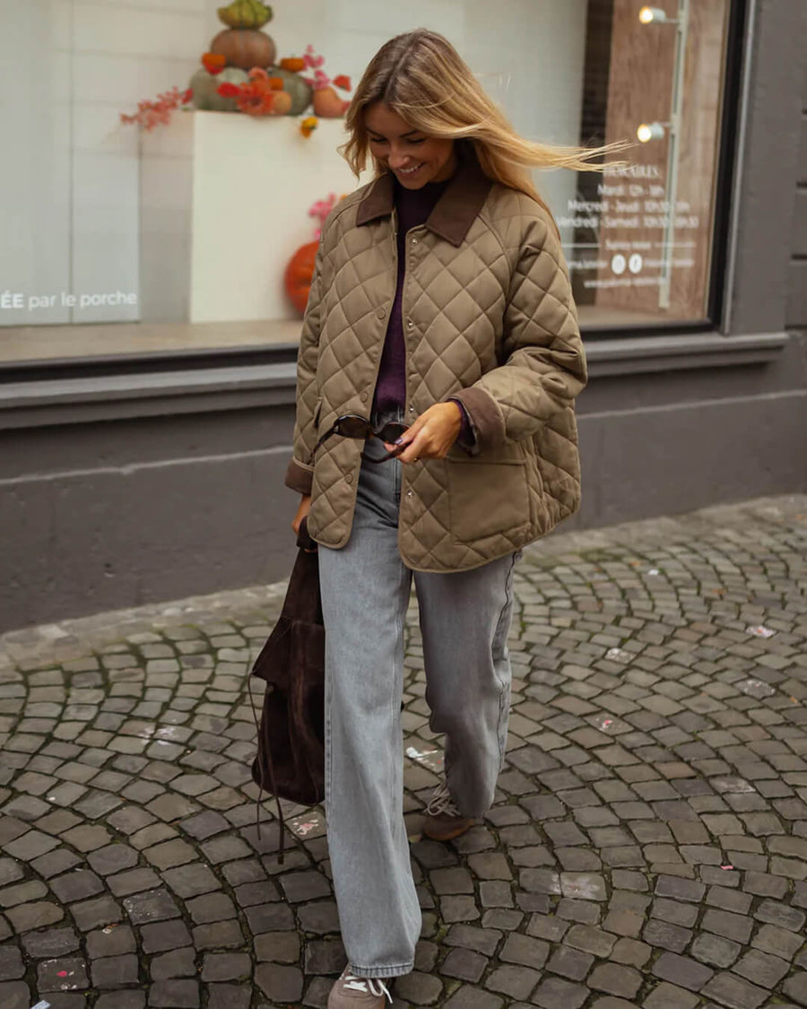Jasmin | Women's Stylish Fall Quilted Casual Jacket