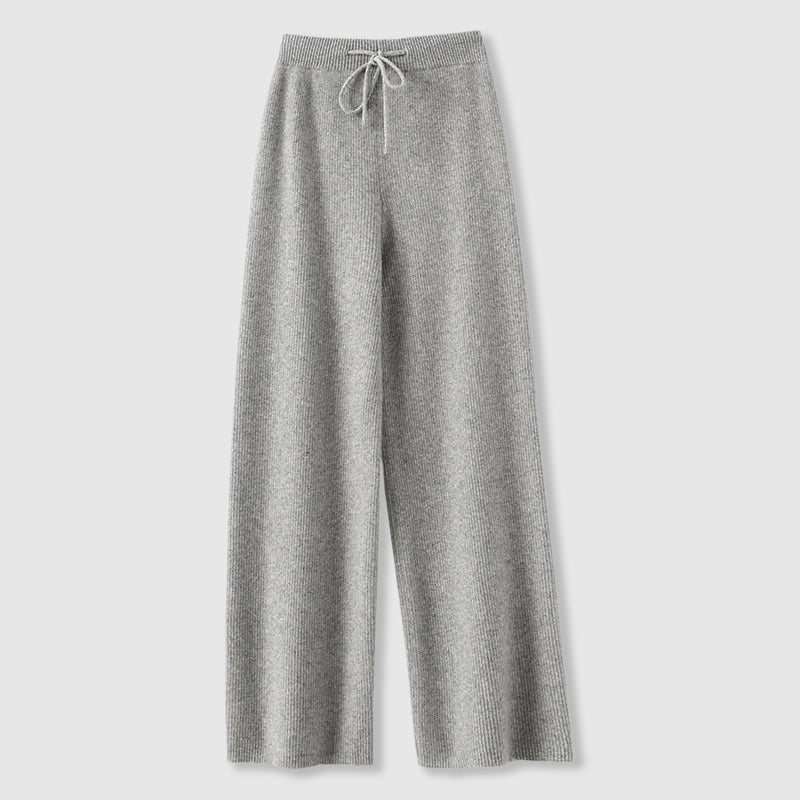 Birgit | Women's Fall Wide Leg Knit Trousers